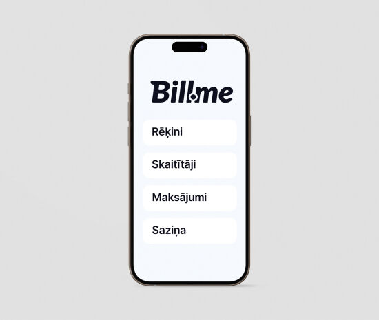 Reģistrācija vietnē Bill.me
